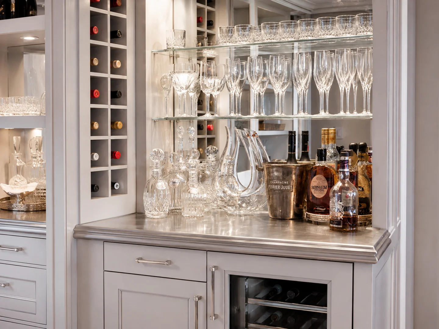 High Polish Pewter finish, Lucas edge profile