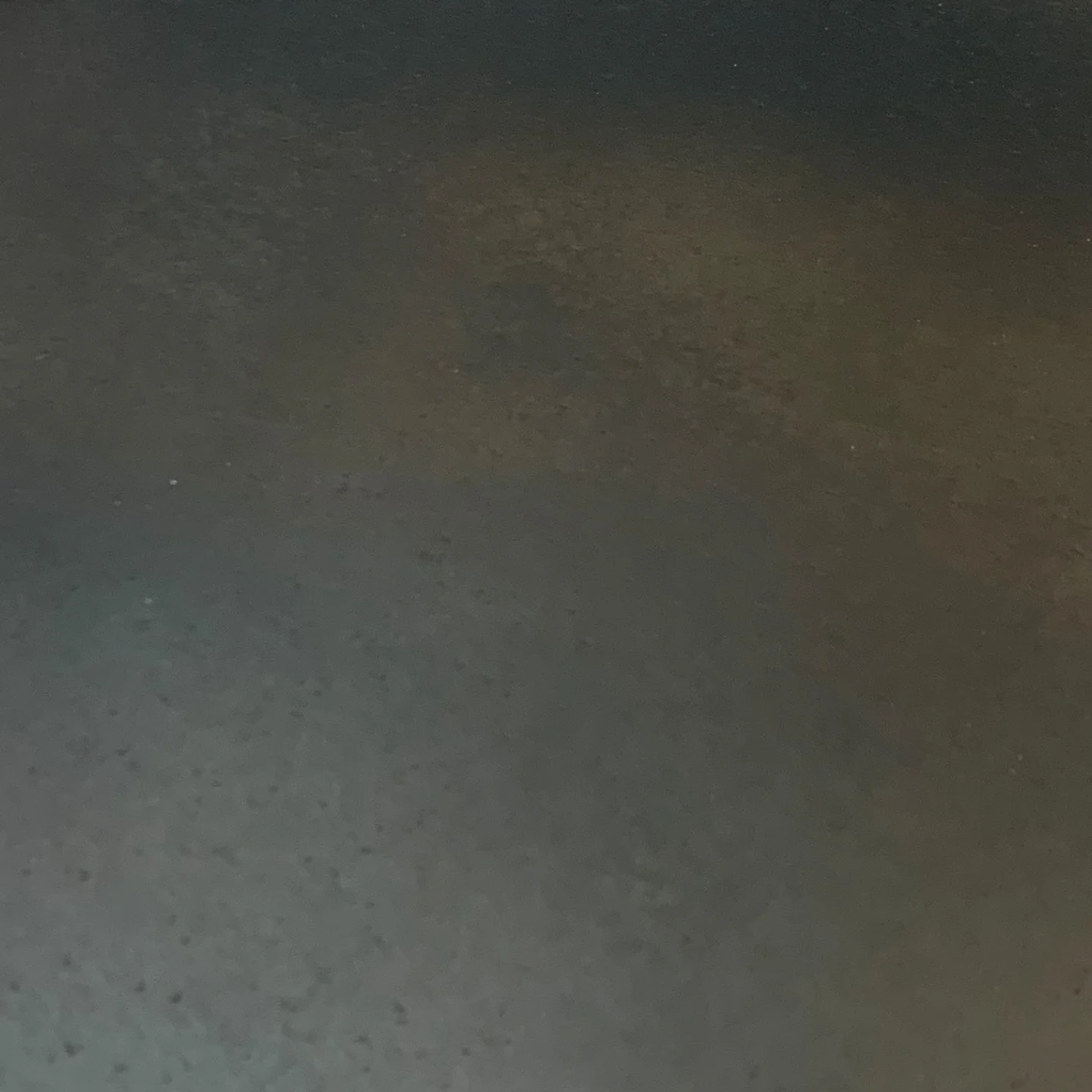 Zinc — black patina, medium texture
