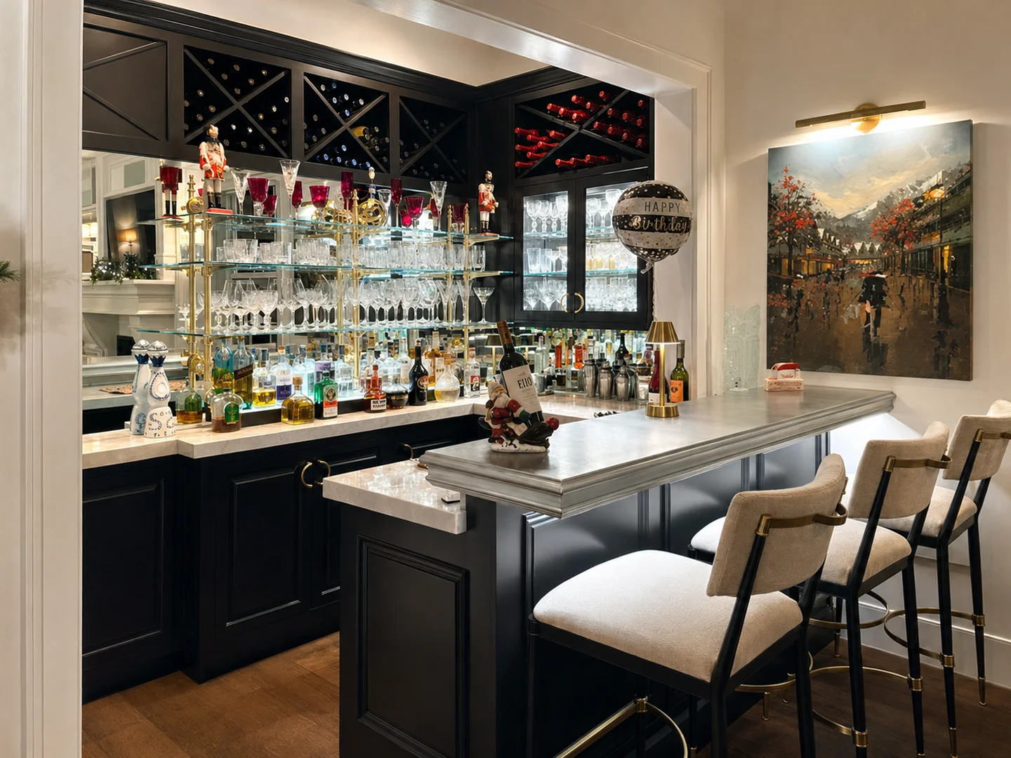 Light Texture No Patina Zinc finish, Custom edge profile