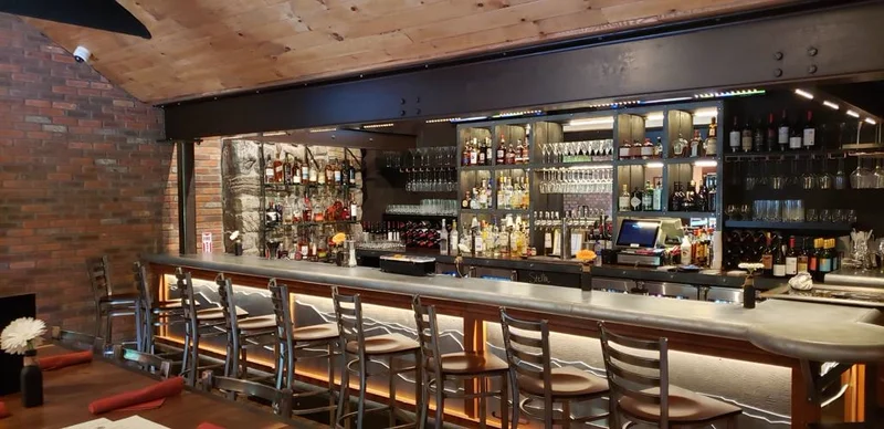Custom cast zinc countertop by La Bastille