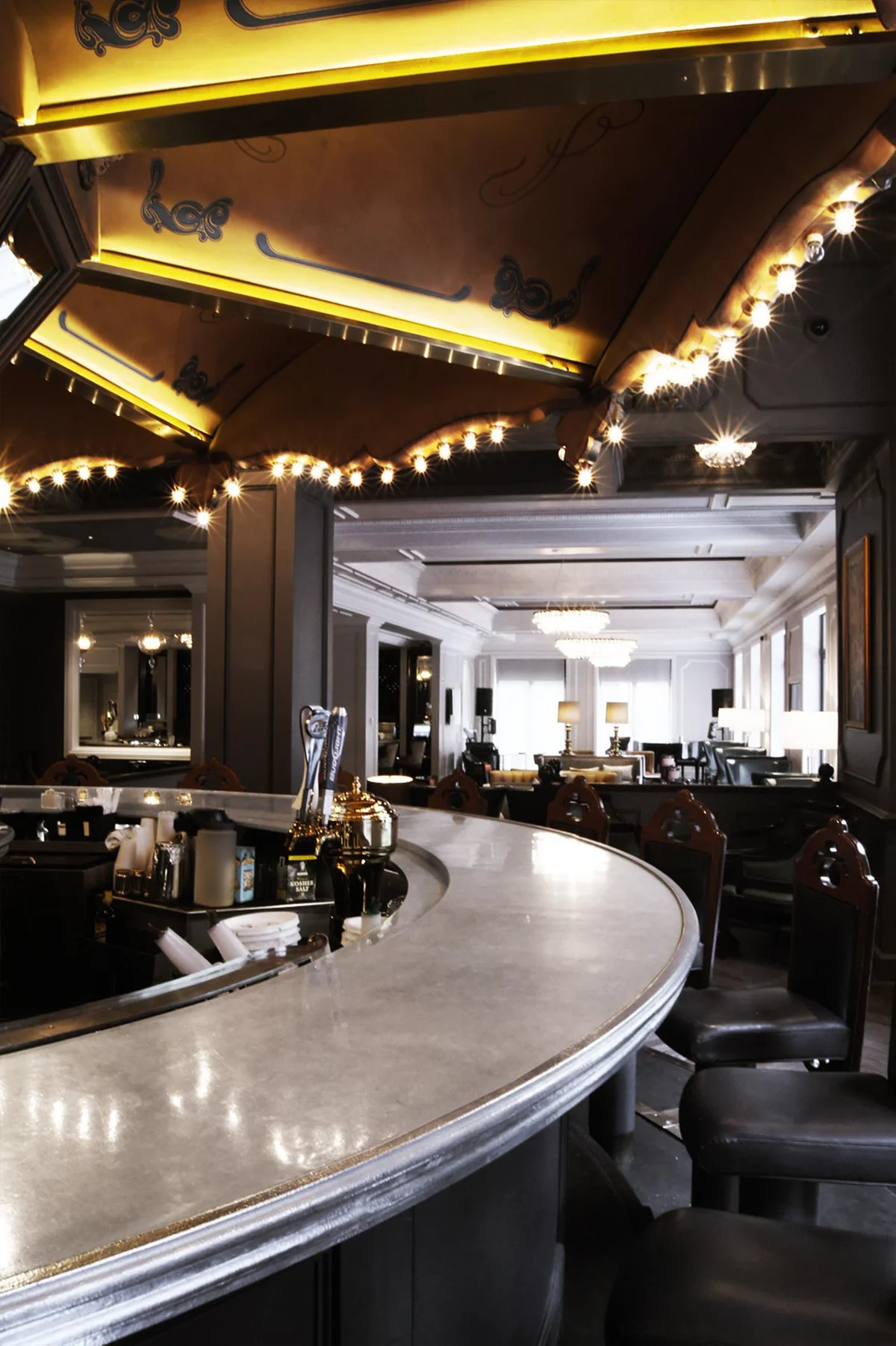 Custom cast pewter bartop by La Bastille