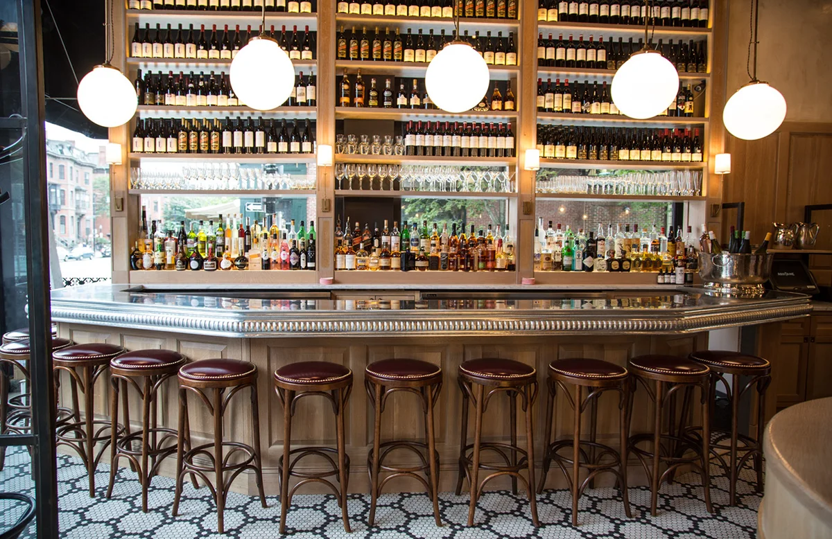 Custom cast pewter bartop by La Bastille
