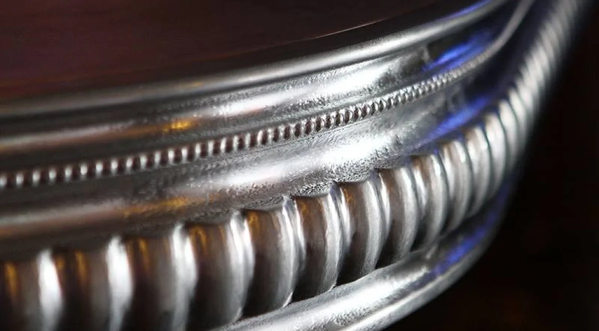 Custom cast zinc bartop by La Bastille